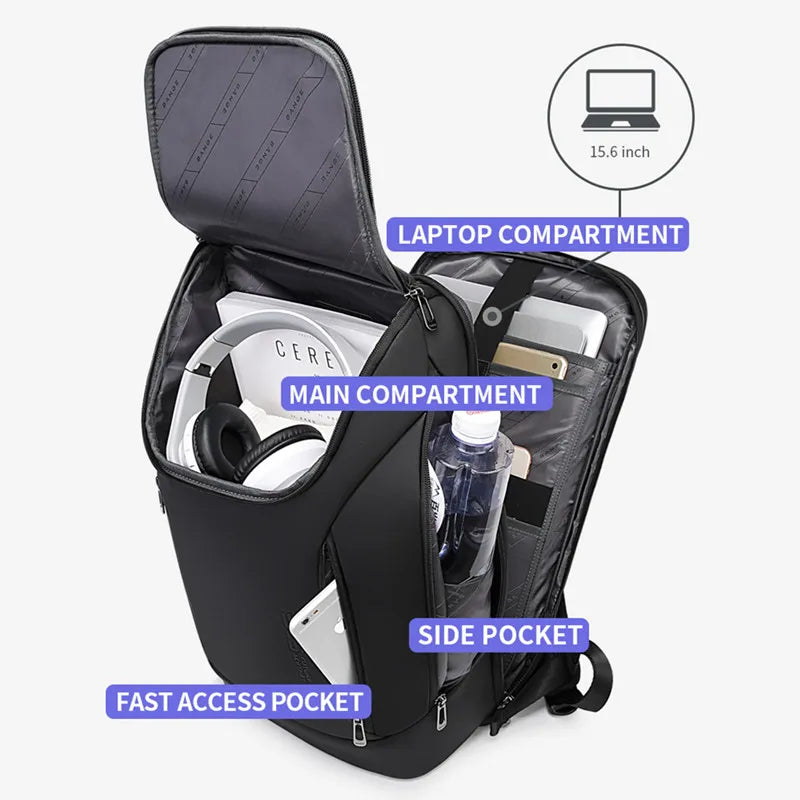 Anti-Theft Waterproof Laptop Backpack