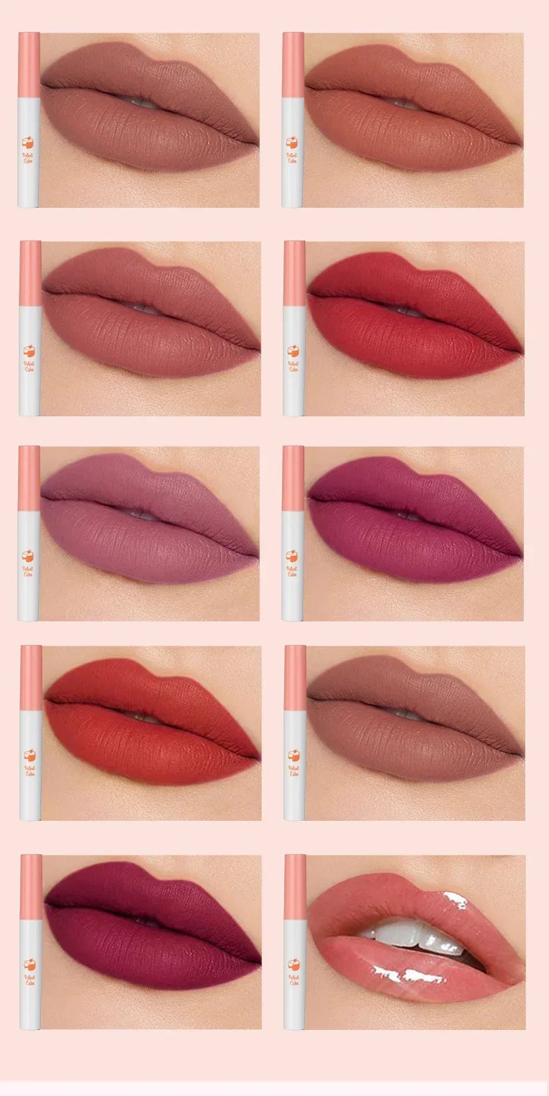 10 PCS Lana Del Rey Lipstick Matte