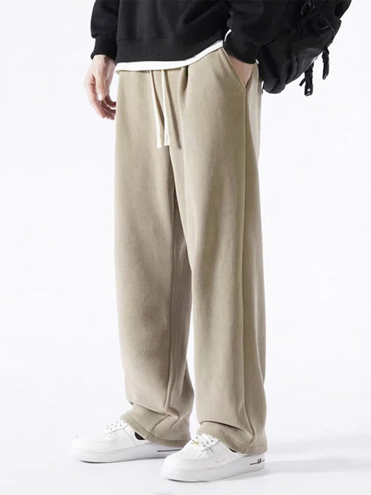 Fleece Wide Leg Sweatpants