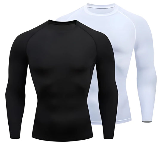 Compression T Shirt Men Summer Sportswear Running T-shirt Elastic Quick Dry Sport Tops Tee Athletic Gym Workout Shirts Men 2024