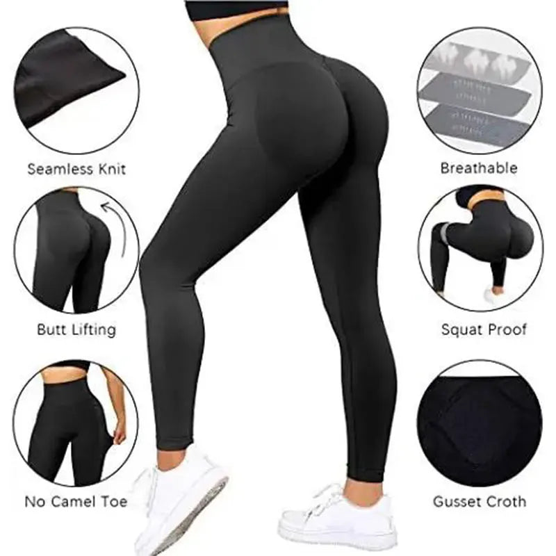 Seamless High Waist Yoga Pants