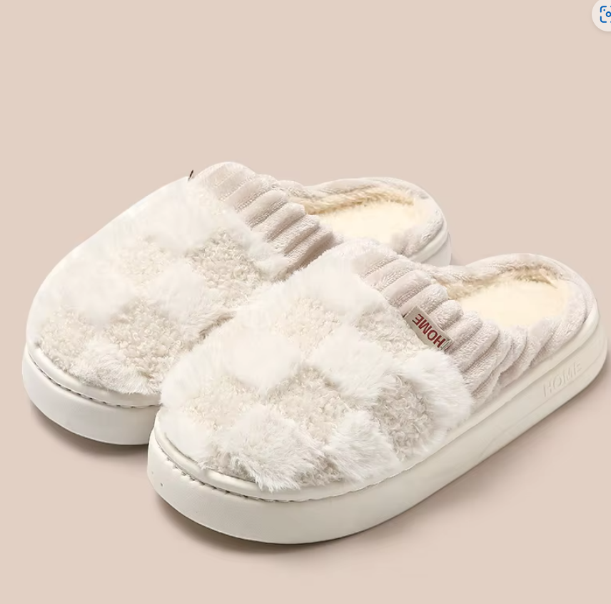 Flat Fur Slippers