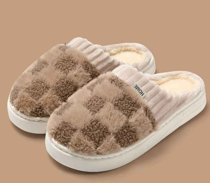 Flat Fur Slippers